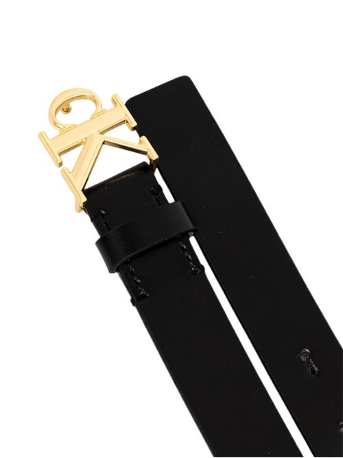 Cintura nera in pelle Calvin Klein | LV04K7017GUB1